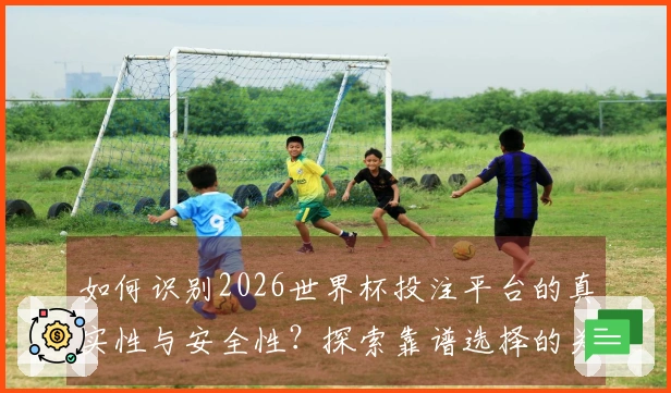 如何识别2026世界杯投注平台的真实性与安全性？探索靠谱选择的关键要素